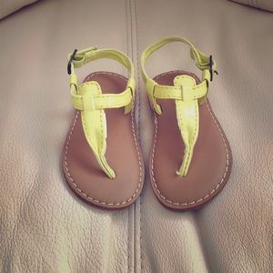 Baby Gap yellow sandals